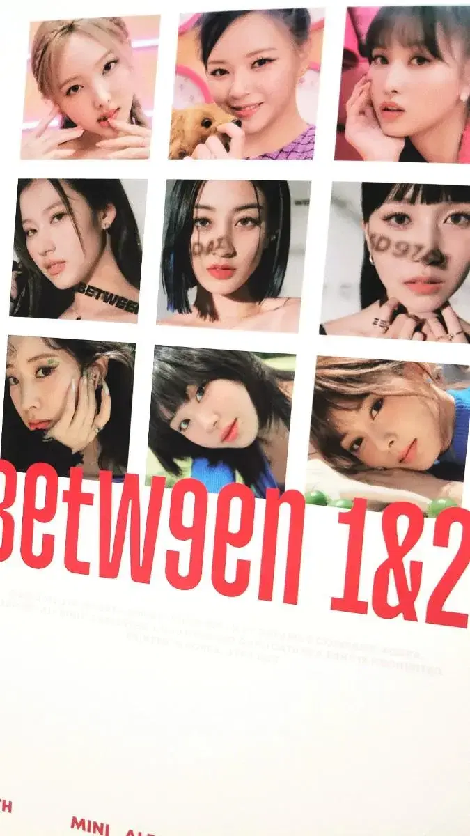 트와이스 Betwgen 1&2 앨범 판매합니다.